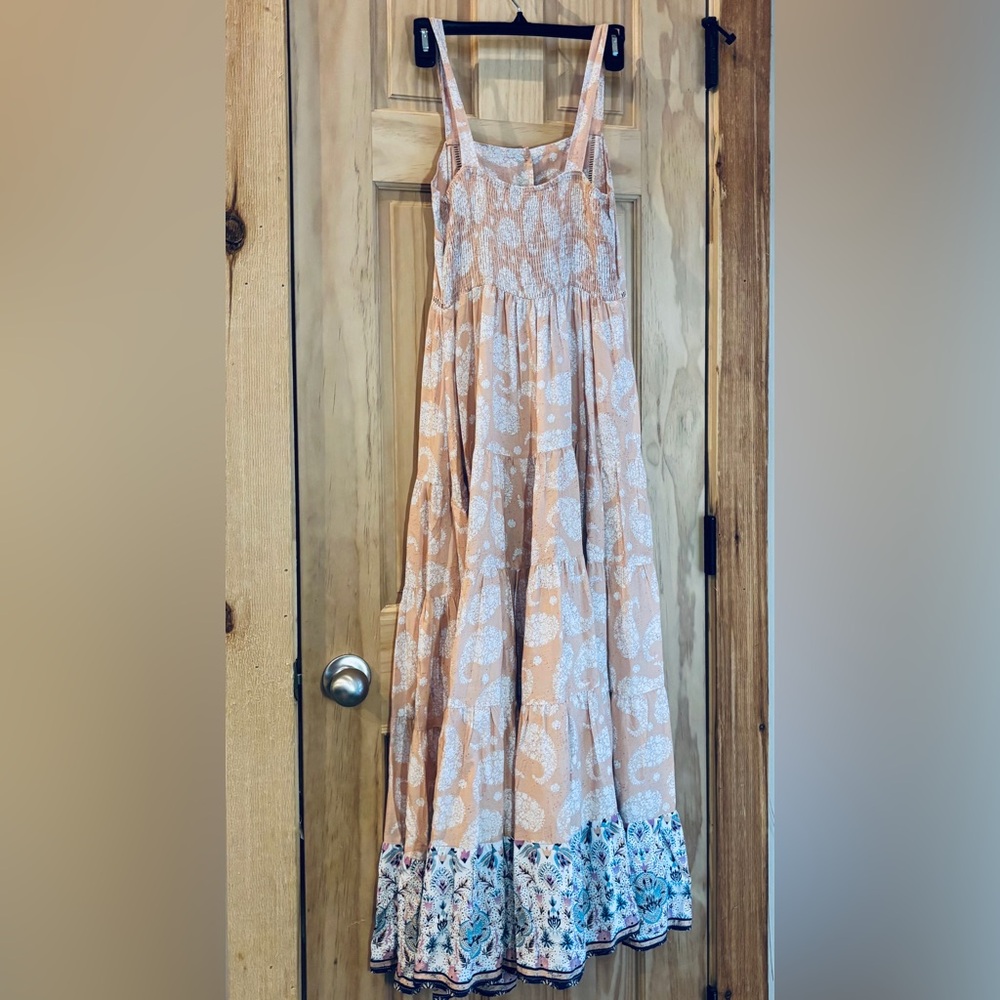 Jaase Paisley Printed Boho Maxi Dress XS - Picture 5 of 9